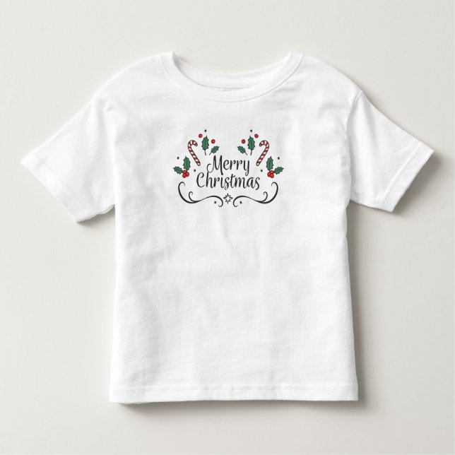 Camiseta Infantil Feliz Natal (Frente)