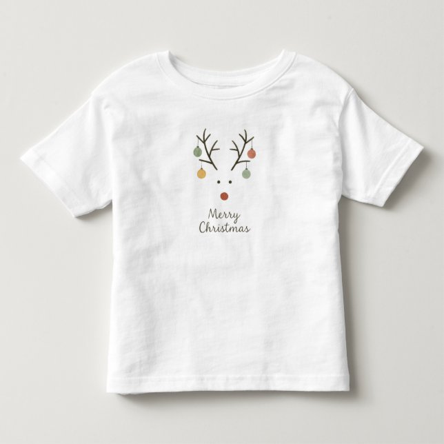 Camiseta Infantil Feliz Natal (Frente)