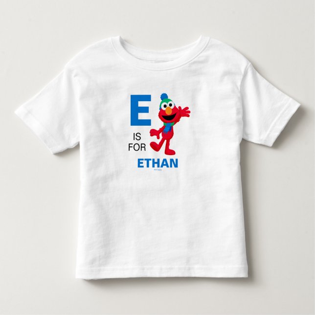 Camiseta Infantil Feliz Natal de Elmo (Frente)
