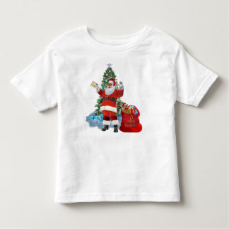 Camiseta Infantil Feliz Natal do papai noel
