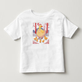Camiseta Infantil Feliz natal ganso