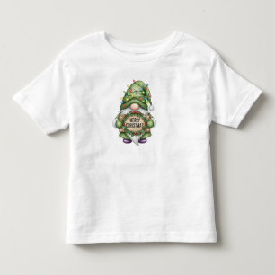 Camiseta Infantil Feliz Natal Gronme em Luzes