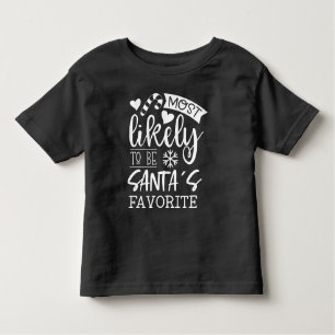 Camiseta Infantil Feliz Natal Mais Provável De Ser O Pantas Favorito
