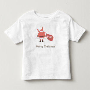 Camiseta Infantil Feliz Natal - Papais noeis personalizados