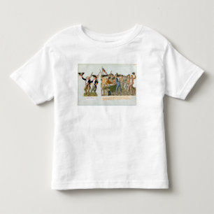 Camiseta Infantil Feliz partida dos Voluntários do Exército