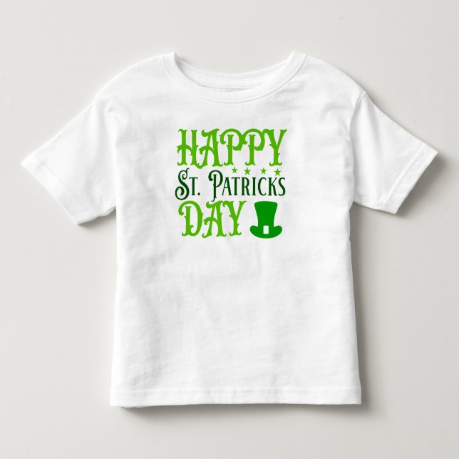 Camiseta Infantil Feliz Rua. Dia de Patrick-88489 (Frente)