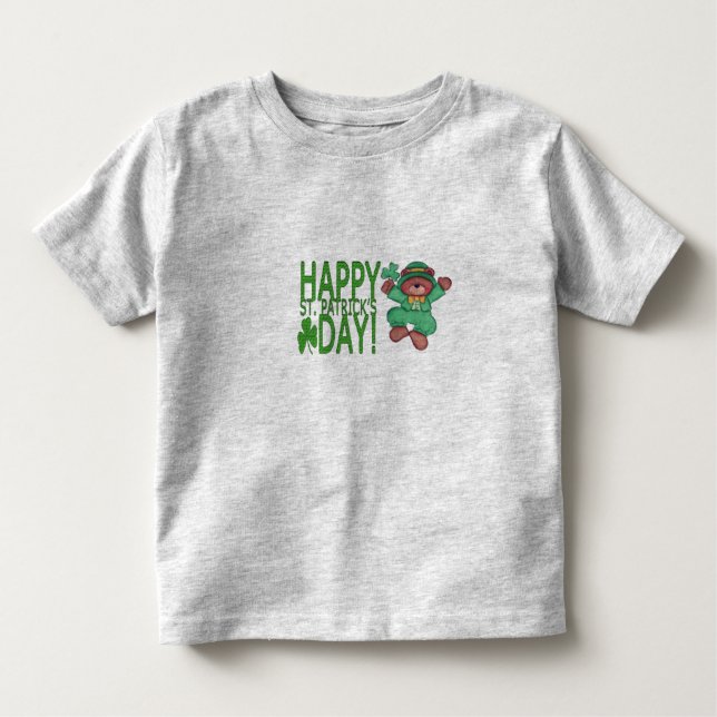 Camiseta Infantil Feliz Rua, Dia de Patrick, Rifle Tee (Frente)