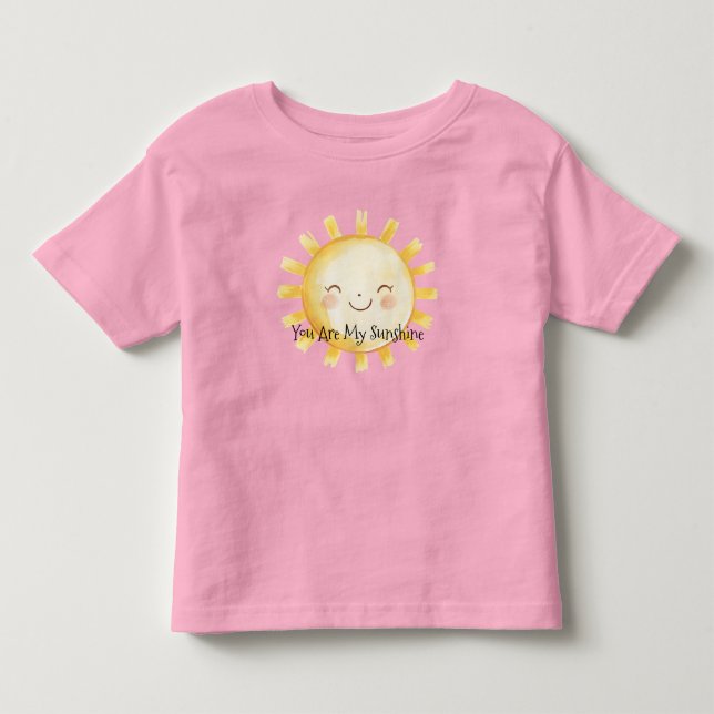 Camiseta Infantil Feliz Você É Meu Sol  (Frente)