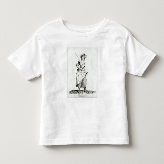 Camiseta Infantil Fêmea Sem-Culotte, 1792 (Frente)