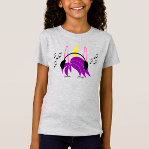 Camiseta Infantil Feminina em Jersey Fina