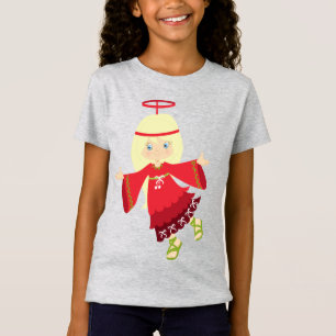 Camiseta Infantil Feminina em Jersey Fina