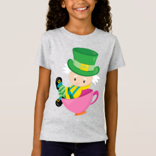 Camiseta Infantil Feminina em Jersey Fina