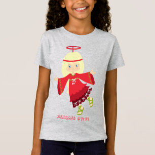 Camiseta Infantil Feminina em Jersey Fina