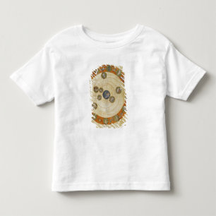 Camiseta Infantil Fenômenos de Aratus, diagrama cosmológico