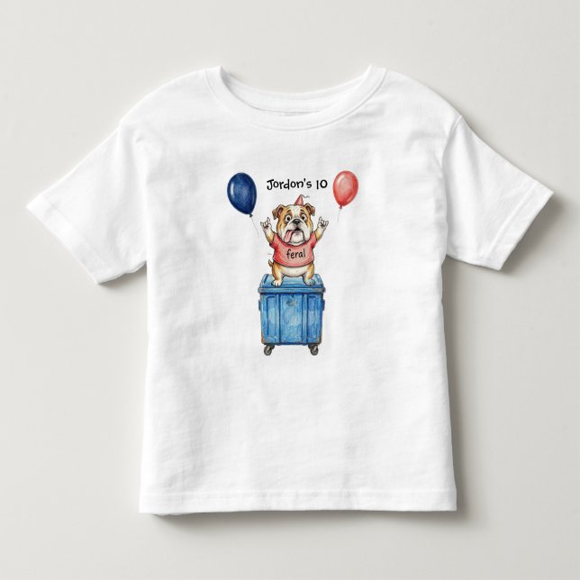Camiseta Infantil Feral (Frente)