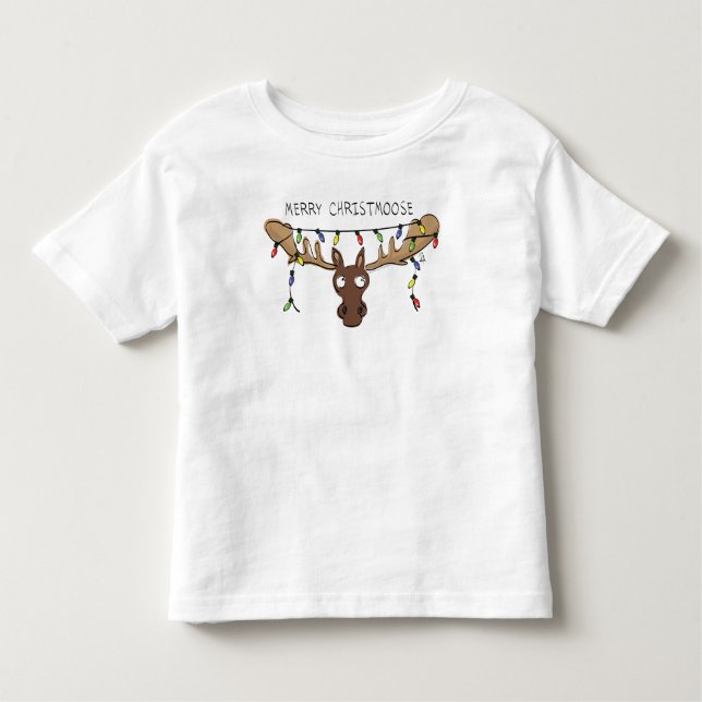 Camiseta Infantil Feriado Engraçado e Bonito de Natal (Frente)