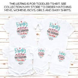 Camiseta Infantil Férias da Família Toddler — Horário de Verão