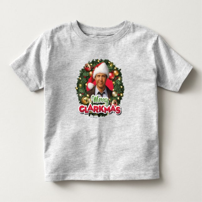 Camiseta Infantil Férias de Natal | Feliz Clarkmas (Frente)