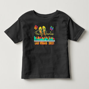 Camiseta Infantil Férias Familiares de Las Vegas 2021 Estação de