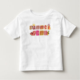 Camiseta Infantil Férias Únicas de Verão