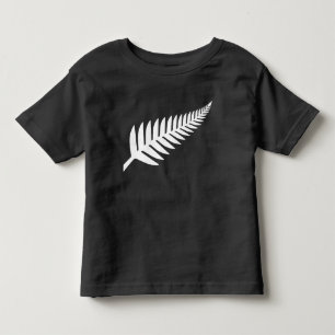 Camiseta Infantil Fern prateado neozelandês