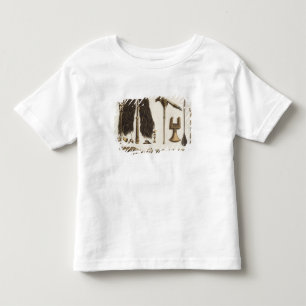 Camiseta Infantil Ferramentas de Tahitian e instrumentos