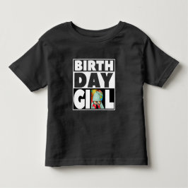 CAMISETA INFANTIL FESTA DE ANIVERSÁRIO DA MENINA PERSONALIZÁVEL