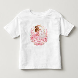 Camiseta Infantil Festa de Aniversário da Princesa Cisne Conto de Fa