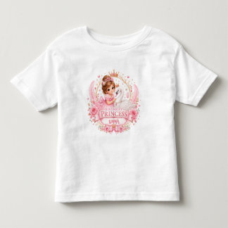Camiseta Infantil Festa de Aniversário da Princesa Cisne Conto de Fa