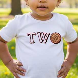 Camiseta Infantil Festa de Aniversário de 2 anos Pizza Kids