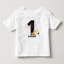 Camiseta Infantil Festa de aniversário de Caminhão de Construção de 