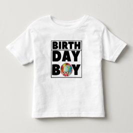 CAMISETA INFANTIL FESTA DE ANIVERSÁRIO DO MENINO PERSONALIZÁVEL