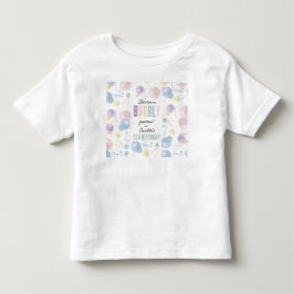 Camiseta Infantil Festa de Aniversário Infantil Bolha Colorida Fofa