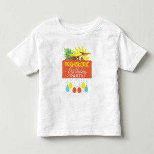 Camiseta Infantil Festa de Aniversário Pré-Histórica do Pterodáctilo
