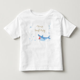 Camiseta Infantil Festa de Verão de Tubarão Espalha Bicho de Anivers