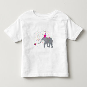 Camiseta Infantil Festa do Elefante - Animais se Divertindo