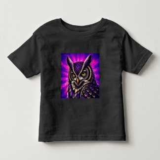 Camiseta Infantil Fierce Owl Vintage Vida Selvagem