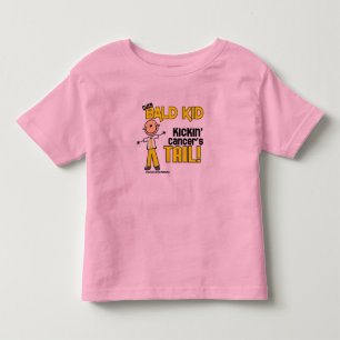 Camiseta Infantil Figura calva coleção da vara (cancer da infânci