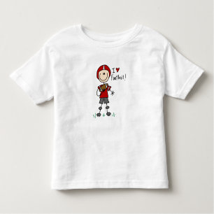 Camiseta Infantil Figura da vara eu amo t-shirt e presentes do