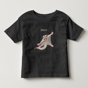 Camiseta Infantil Figura de desenho animado de um planador de açúcar