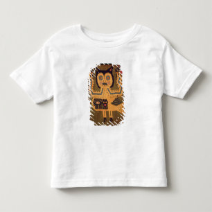 Camiseta Infantil Figura de lã de um jaguar, cultura de Paracas