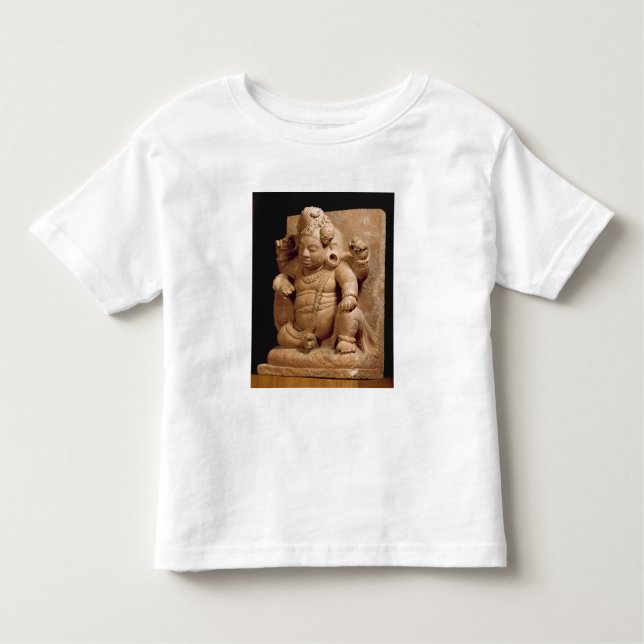Camiseta Infantil Figura de Siva como Vamana, Maharashtra de Mansar (Frente)