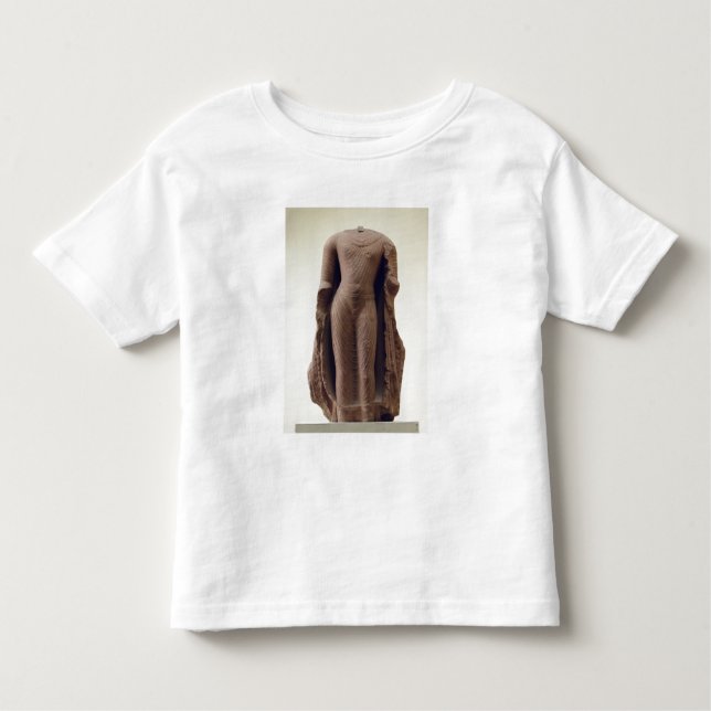 Camiseta Infantil Figura de um Buddha ereto, Jamalpur, Mathura (com (Frente)