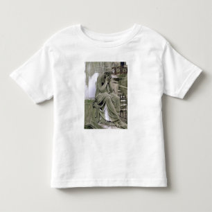 Camiseta Infantil Figura do sofrimento, do túmulo de Pierre Gareau