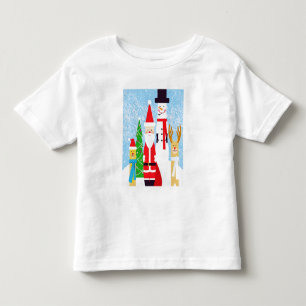 Camiseta Infantil Figuras do Natal