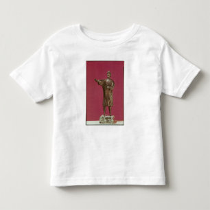 Camiseta Infantil Figurina de um homem vestindo um sagum