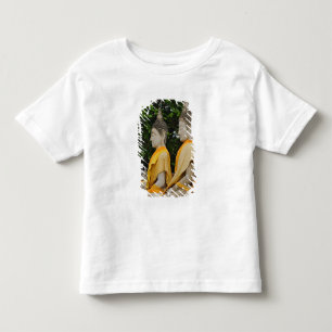 Camiseta Infantil Fila de estátuas de Buda, Wat Yai Chaya Mongkol