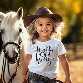 Camiseta Infantil Filha de um Rei