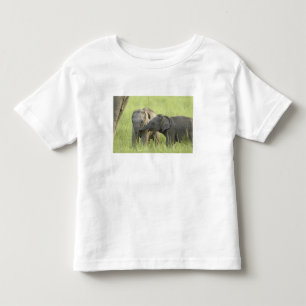 Camiseta Infantil Filhotes de Elefante Indiano / Asiático