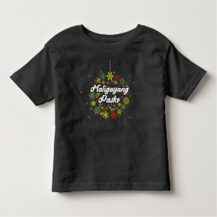 Camiseta Infantil Filipinas Natal Maligayang Pasko Toddler T-s
